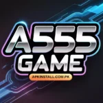 A555 game app logo for real money gaming – official APK download on apkinstall.com.pk