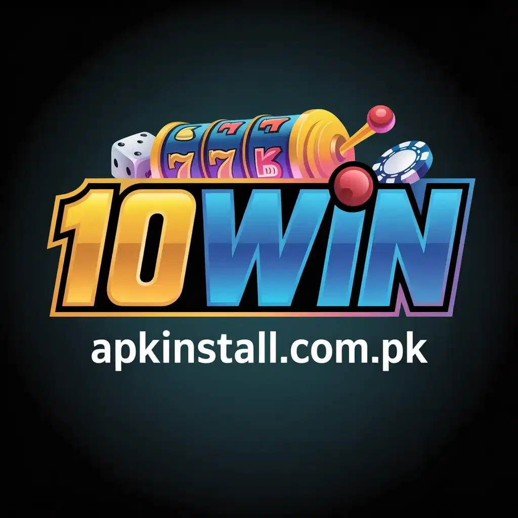 10Win Game logo representing online casino and earning app in Pakistan – APKInstall.com.pk