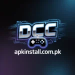 DCC GAME dashboard interface for Android featuring card games and earning rewards