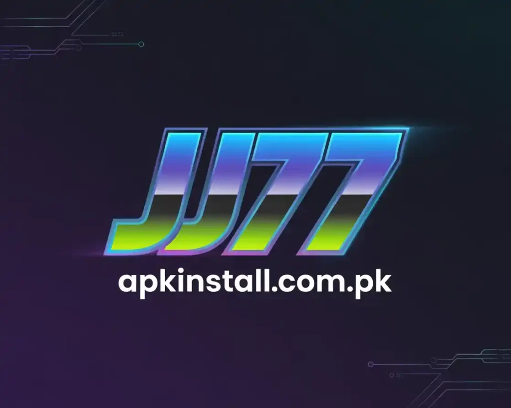 jj77 game official logo displayed on apkinstall.com.pk for Android users in Pakistan
