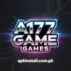 A177 Game official logo showing a popular color prediction and casino earning app in Pakistan available on apkinstall.com.pk