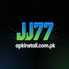 JJ77 game logo displayed on apkinstall.com.pk for Android users in Pakistan