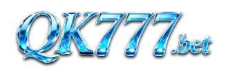 Official QK777 Game logo with blue chrome text and .bet domain suffix for the mobile gaming platform.