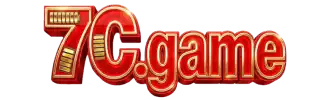 7C Game official brand logo with red 3D lettering and gold outlines.