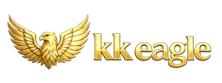 KK Eagle Game official golden eagle logo with wings spread