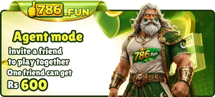 786 Fun Game referral program invite friends Rs600 bonus earning app Pakistan