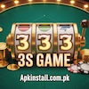 3S Game logo 777 slot design official mobile earning app branding