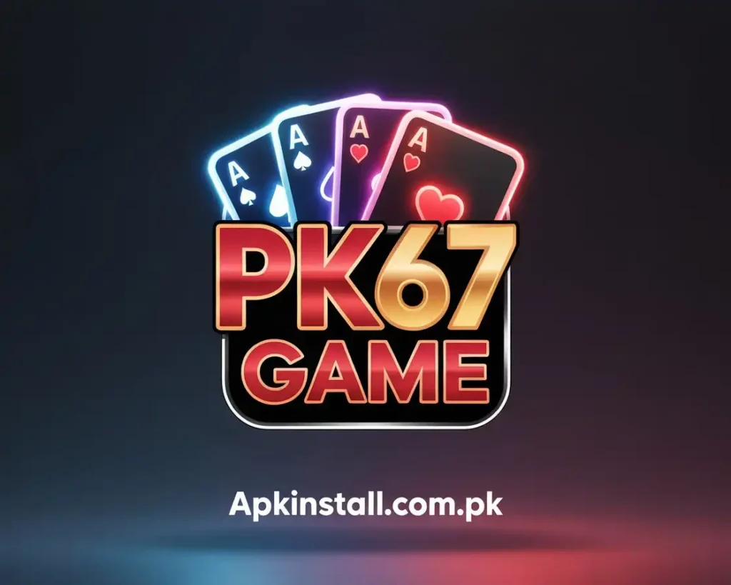 P67 Game download APK 2026 logo with card games earning app in Pakistan