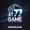 AT 77 GAME official logo mobile app icon for earning game platform