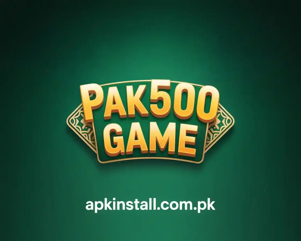 Pak500 Game APK download 2026 earning app review interface logo