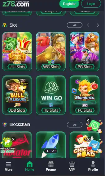 Clean interface of Z78 game latest version (Pakistan 2026)