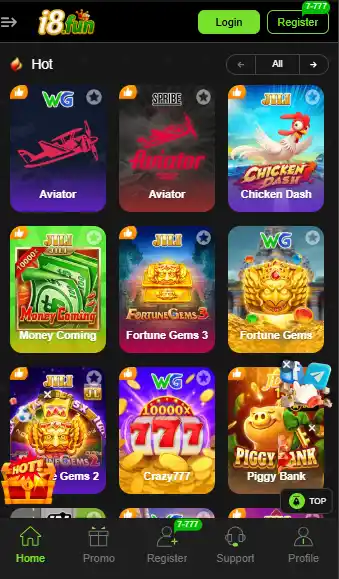 i8fun game apk main manu image