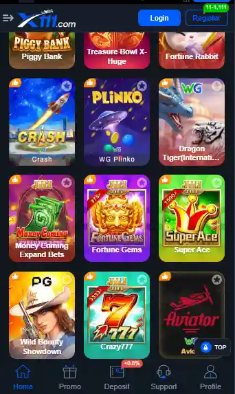 popular games in X111 Game 