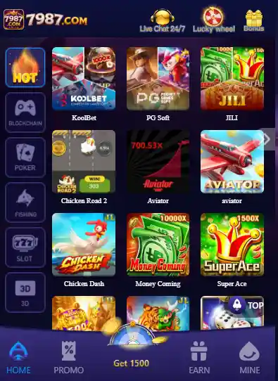 7987 Game Apk main Manu image in Android 2026