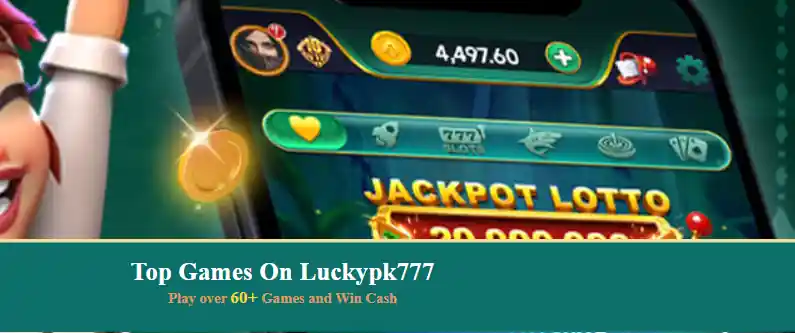Lucky 777 Game main manu image