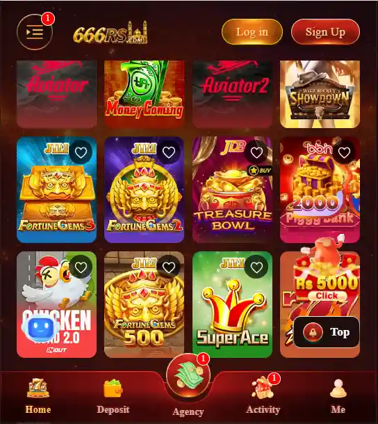 All popular earning games in 666RS Game App.