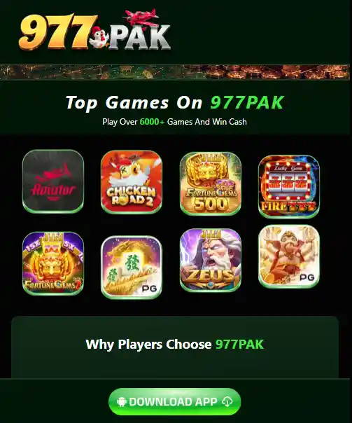 977pak game Apk Download top earning games