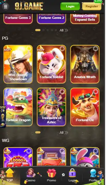 9J TOP Earning Games